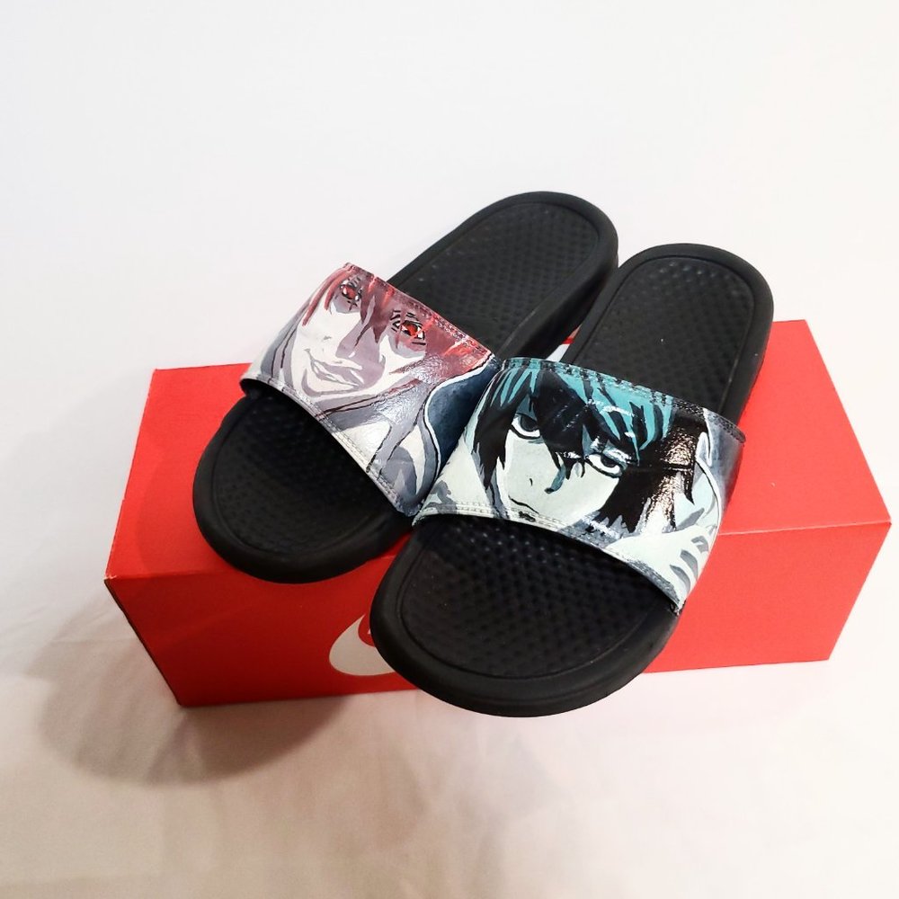 Nike Benassi Jdi Custom Deathnote Slides